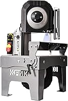 KFMK 10A Variable Speed Metal Band Saw, 5" Cutting Capacity, 137-472 FPM, Dual Workbench for Metalworking & Knife Cutting