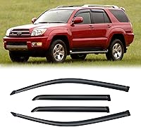 Vista 72 de Visera de ventana para Jeep Cherokee 1984-2001 (Excluye Modelo Limited), Protectores Guards Shields de lluvia de canal exterior, Deflector