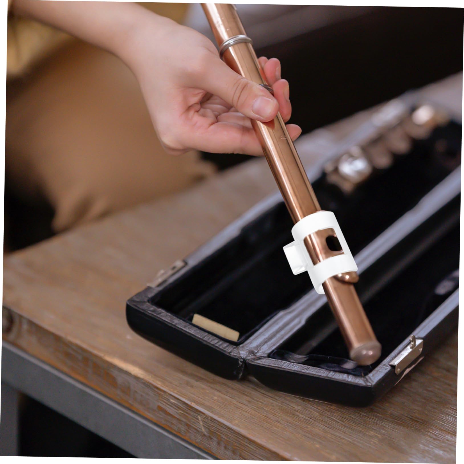 Dwarsfluit Gouden fluit 17 open en gesloten dual-purpose vergulde fluit professioneel fluitinstrument