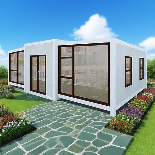 Tiny Houses to Live in for Adults | Portable Luxury Prefab Tiny Home | Expandable Container House with Bedroom, Chef‑Ready Kitchen & Bathroom | Mobile Modular Villa Sets Up in Hours