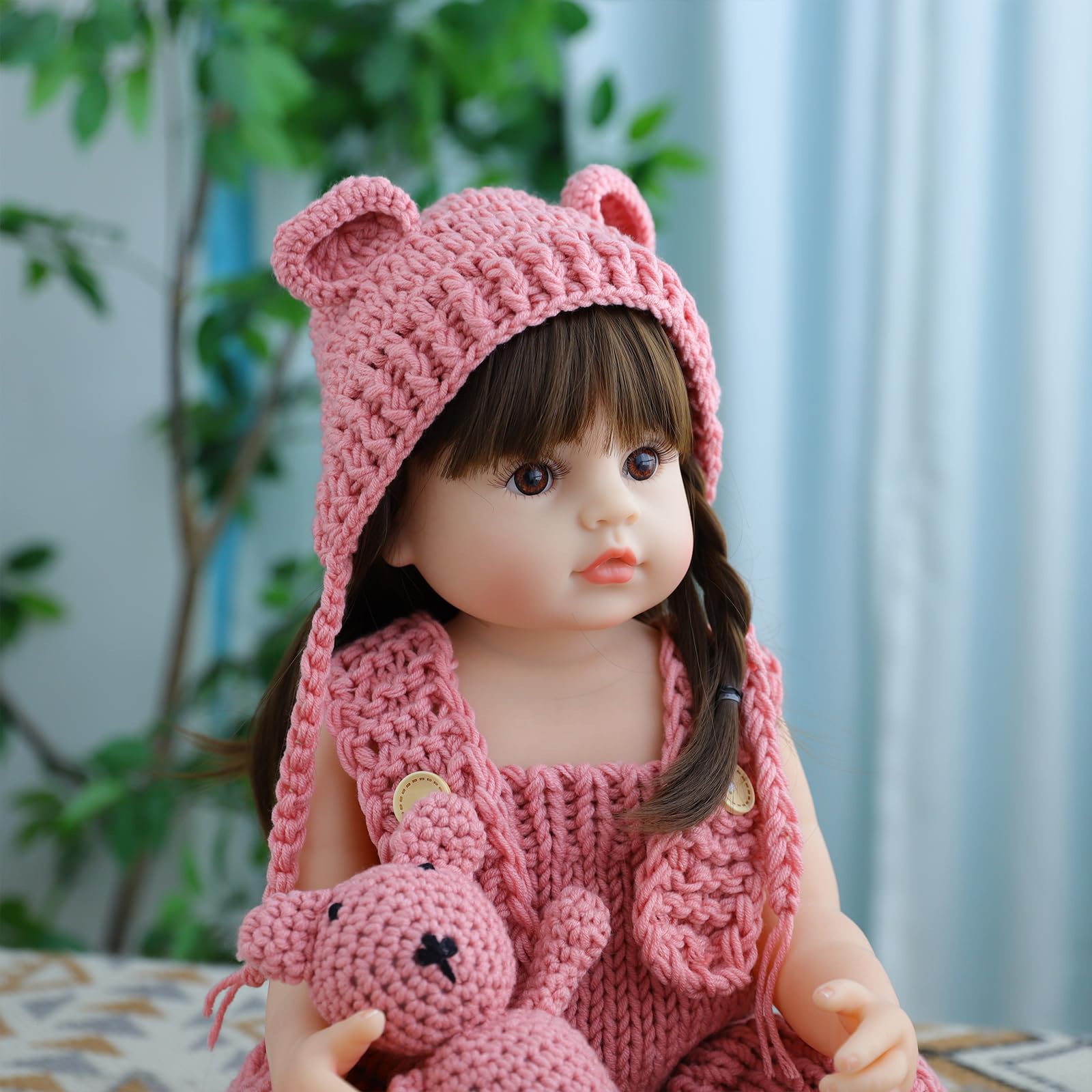 truly soft Bambola Reborns Bambina, 20 Pollici 50 Cm Bambola Realistica In Silicone Vinile Completo, Compleanno Natale,Reborn Femmina Neonata Giocattolo Per Ragazzi E Ragazze Dai 3 Anni