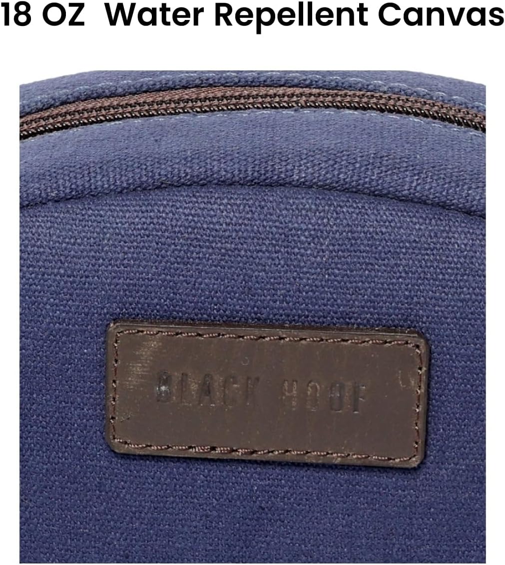 BLACK HOOF 18 OZ Water Repellent Canvas Pommel for Western Saddles; Trail Riding
