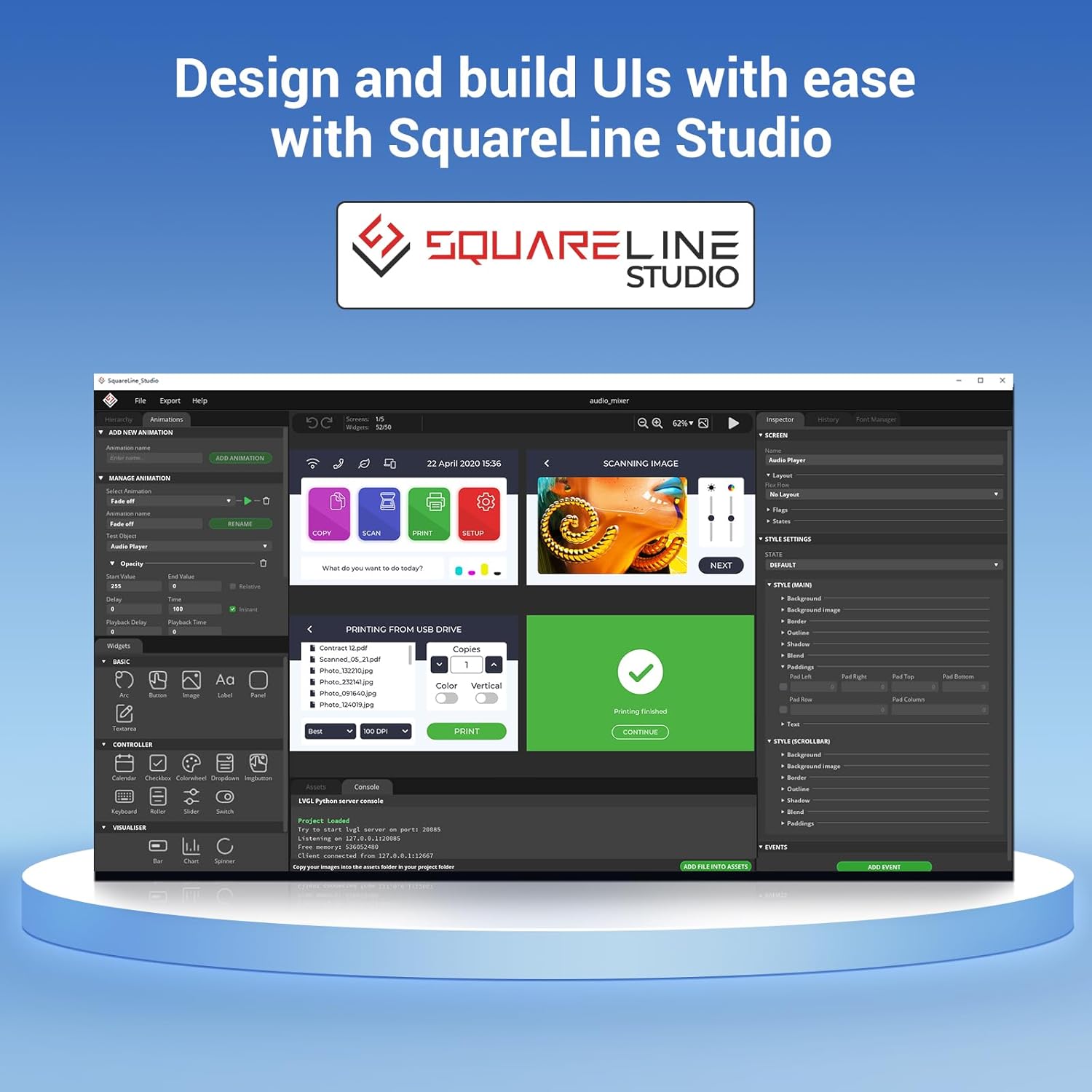 ELECROW ESP32 Display 800×480, 5 Inch HMI Basic ESP32 RGB TFT LCD Touch Screen, 32-Bit LX6 Dual-Core Processor, Up to 240MHz, Compatible with Arduino, LVGL, PlatformIO, MicroPython