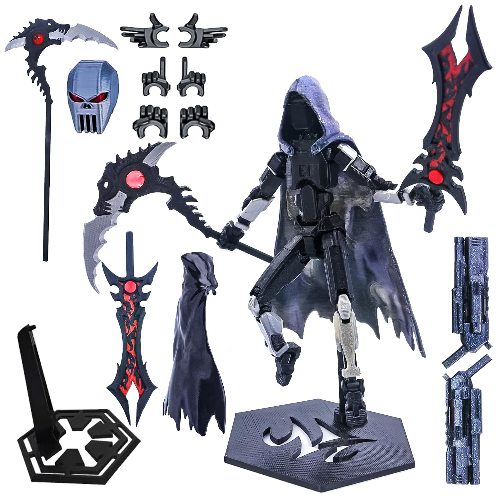 Amazon.com: (Assembly Completed) T13 Action Figure Set, 3D Printed