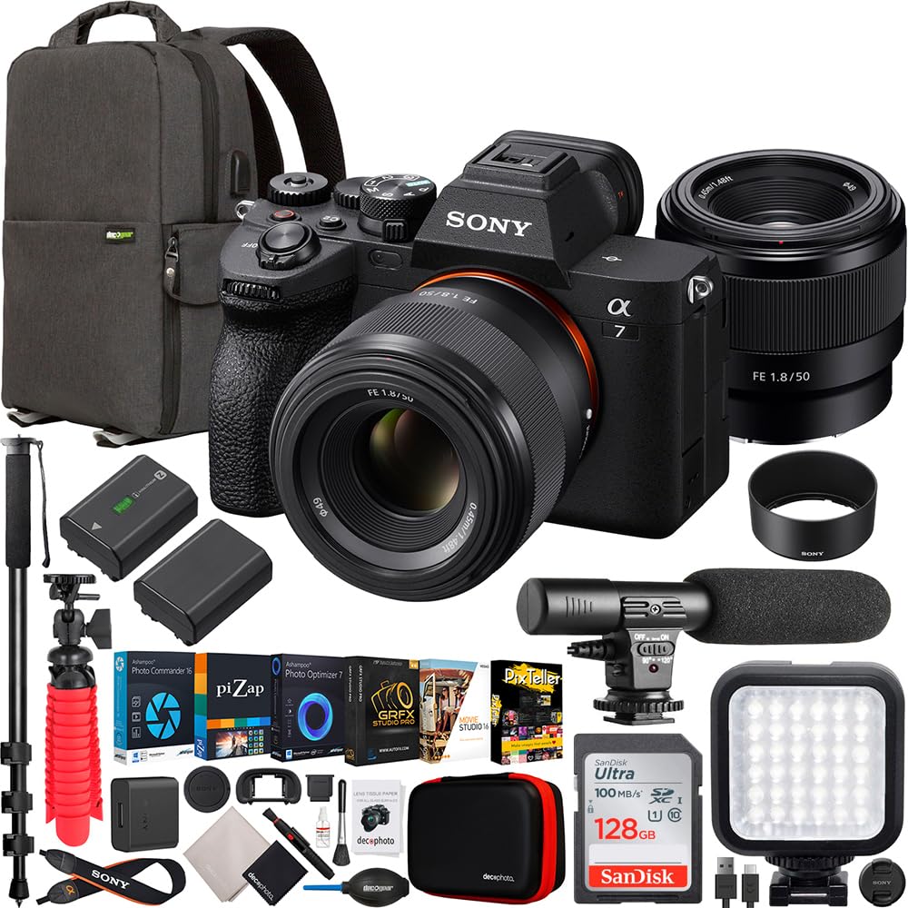 Amazon.com : Sony a7 IV Full Frame Mirrorless Camera Body with FE