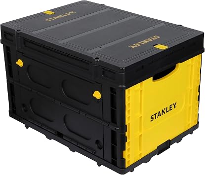 STANLEY FB533L 25Kg Multi-Purpose Transport Basket with Folding Cover