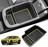 Vista 8 de SKTU Para Chevrolet Trax 2024 2025 2026 Organizador de consola central Chevrolet Trax 2024-2026 Inserción de materiales ABS, bandeja reposabrazos