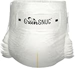 Bamboo Diaper - Size 3 Latex and Chlorine Free Diapers for Toddlers - Ultra Soft Bamboo Fiber Leak Proof Diapers with Wetness Indicator - Comfortable for Babies 12-36 months 10 to 14 kg