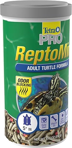 Miniatura 28 de Tetra TetraFauna PRO ReptoMin Pro Sticks Fórmula de tortuga juvenil Dieta diaria para tortugas acuáticas, 12 onzas