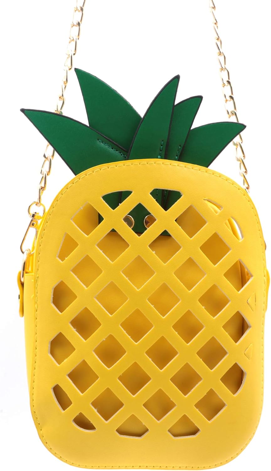 QiMing Orange CrossBody Purse Bag,PU Phone Shoulder Wallet for Women Girl - Image 5