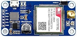 Waveshare SIM7070G NB-IoT/Cat-M/GPRS/GNSS HAT for Raspberry Pi, Low Power Narrow Band Cellular IoT Communication Module Global Band Support with GNSS Positioning