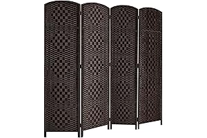 RHF 15.7'' Tall Folding Screen Divider Partition: Stylish Privacy Solution
