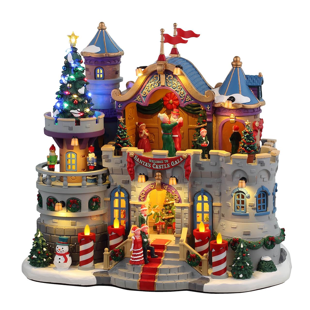 Lemax Santa‘s Castle Gala, with 4.5V Adaptor #45270
