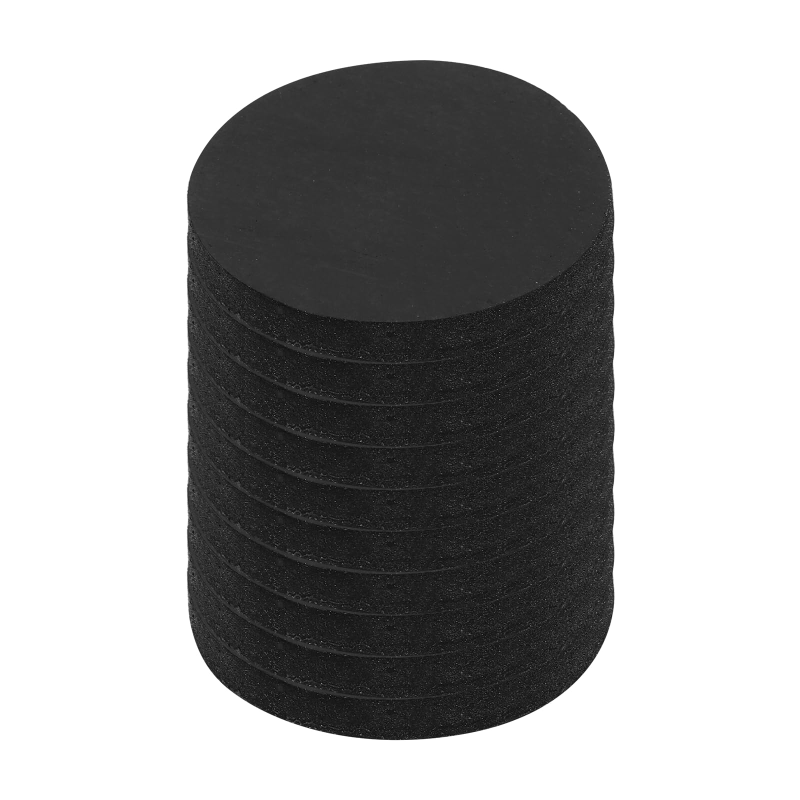 sourcing map 10Pcs Non Slip Furniture Pads, 35x4mm Self Adhesive Round Rubber Furniture Grippers, Floor Protector for Chair Table Legs, Hardwood Floors and Home Appliances, Black