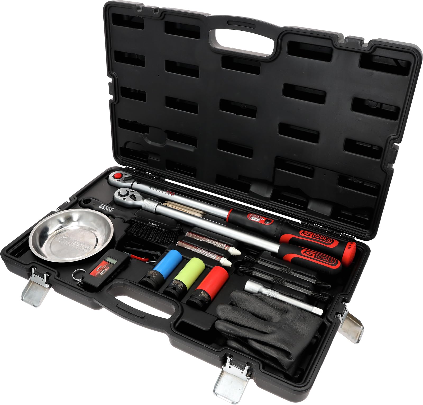 KS TOOLS 516.2450 Coffret de clés dynamométriques avec batterie électronique blanc
