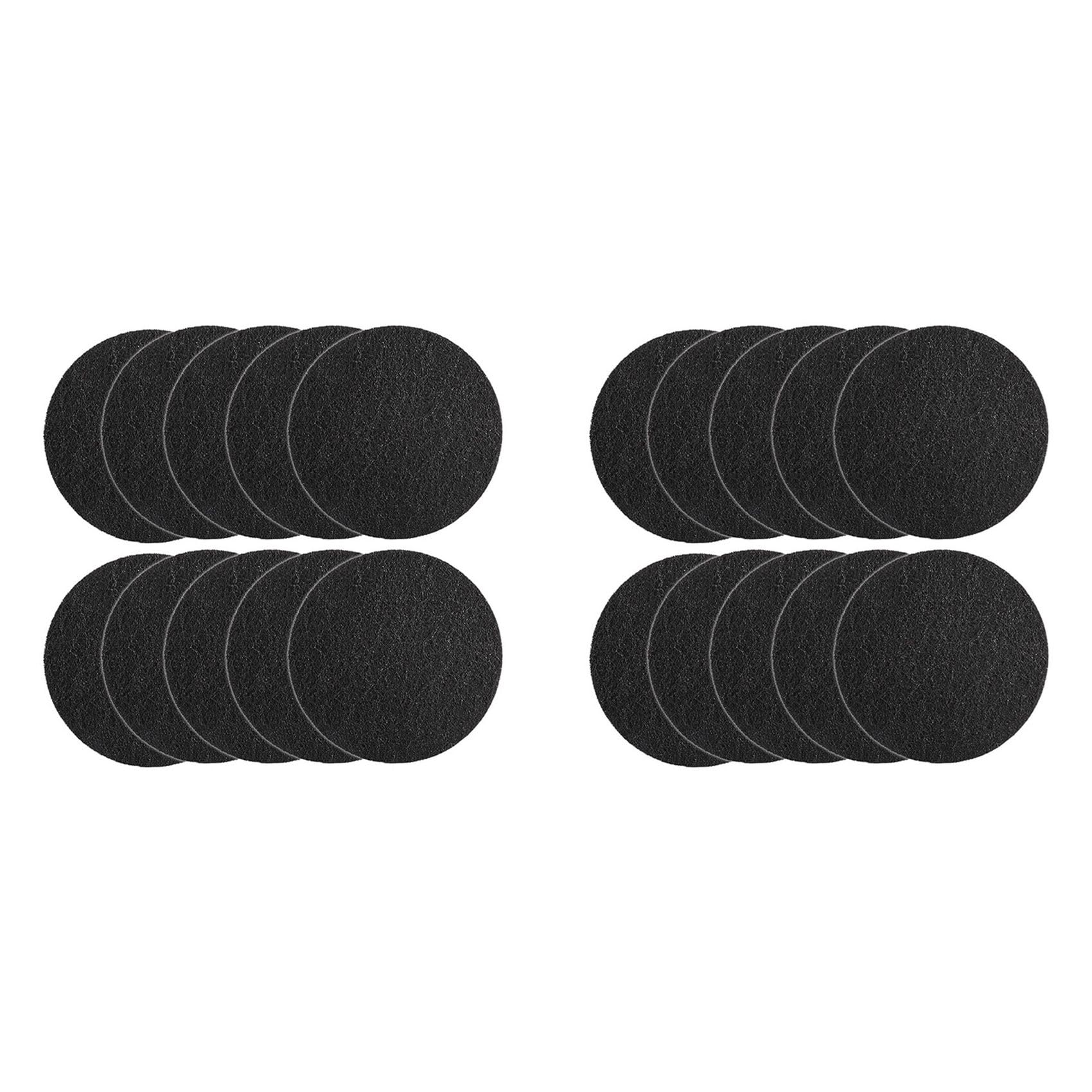 Vjsujehgy 20Pcs Charcoal Filter for Compost Bucket 6.7 Inch Kitchen Activated Carbon Compost Bin Filter Replace for Countertop Bin