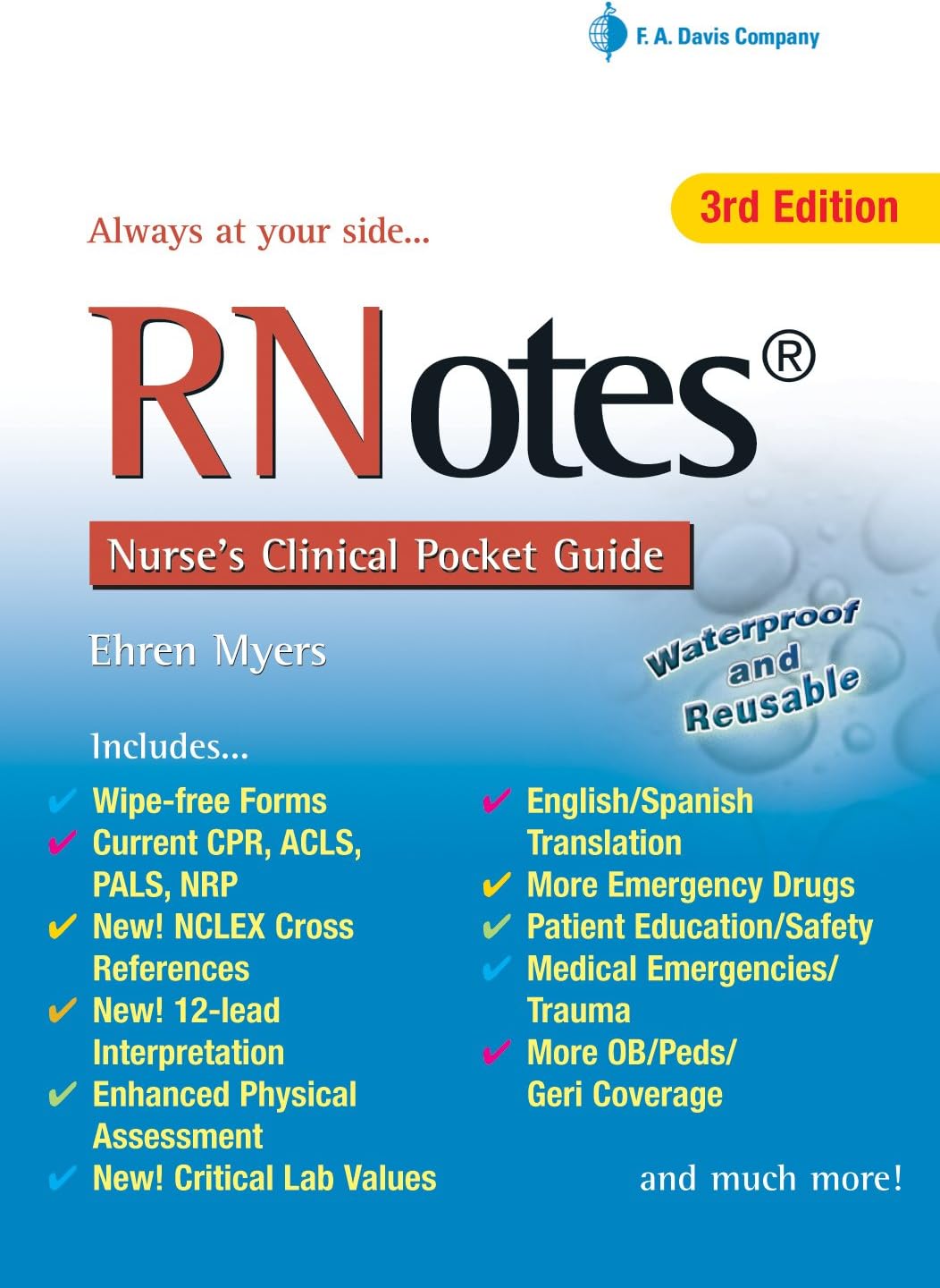 RNotes®: Nurse's Clinical Pocket Guide 3rd Edition