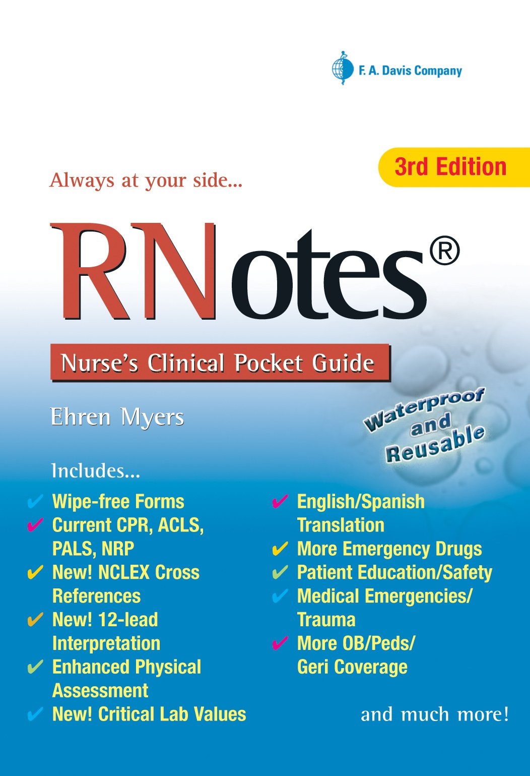 RNotes®: Nurse's Clinical Pocket Guide 3rd Edition