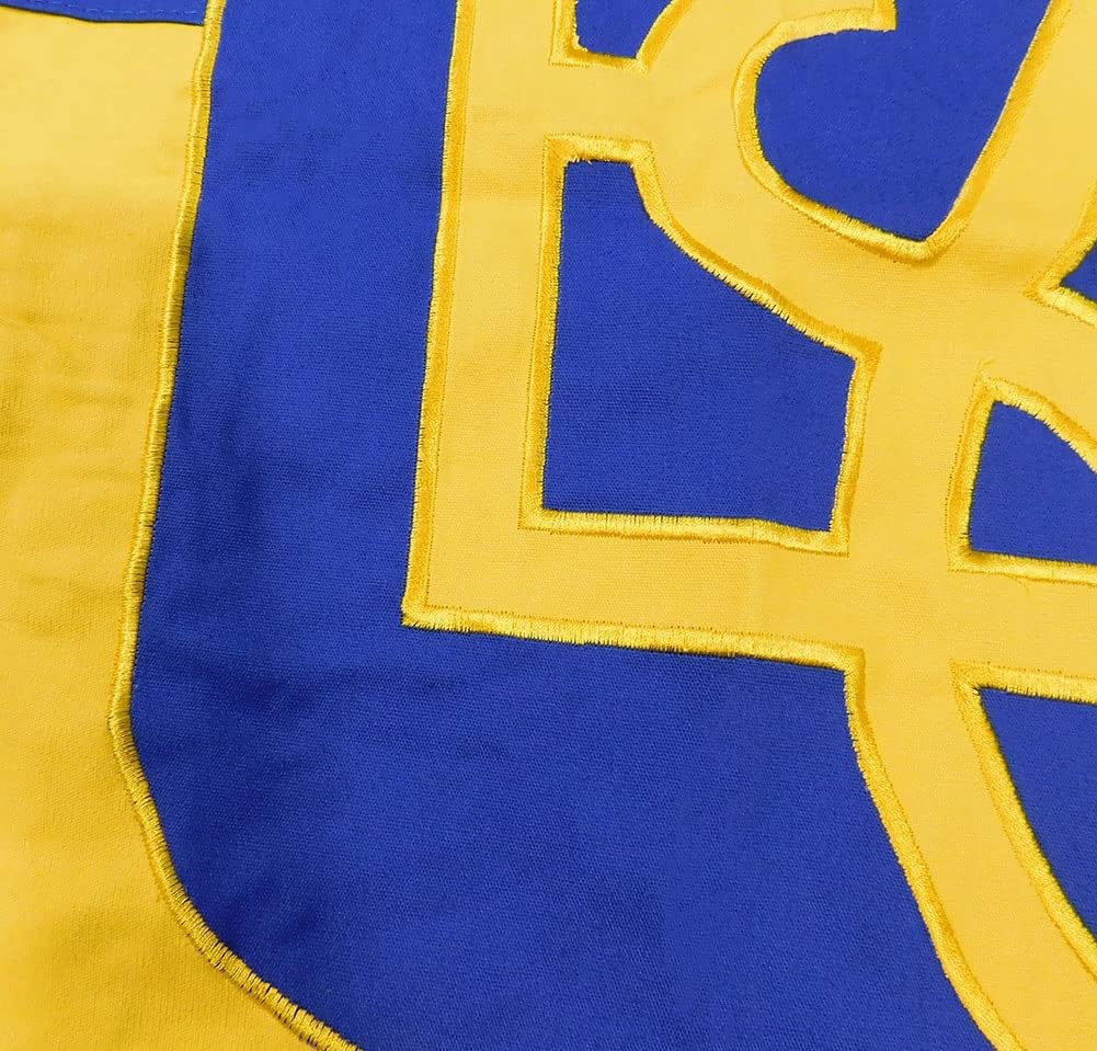 Ukraine Ukrainian Middle Trident 2x3 2'x3' Premium Quality Heavy Duty 100% Cotton Flag Banner 2 Grommets
