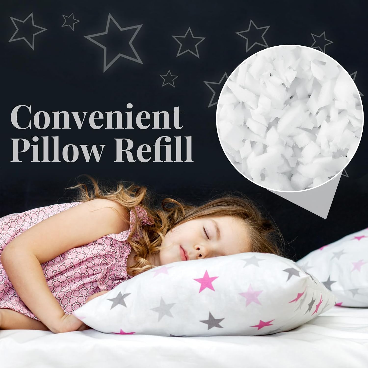 Frienda 40lbs Bean Bag Filler Bulk, Memory Foam Filling, Shredded Soft Foam Filler Stuffing for Bean Bag Refill Pillow Dog Bed Chairs Couch Cushion Stuffed Animals Arts Crafts (White) - Image 6