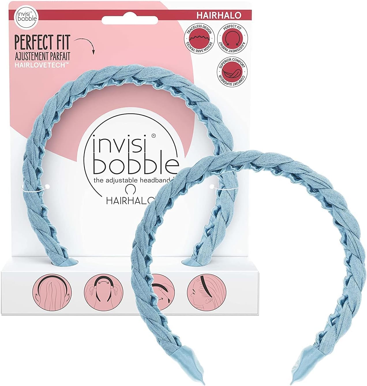 InvisibobbleIB HAIRHALO Miss Denim