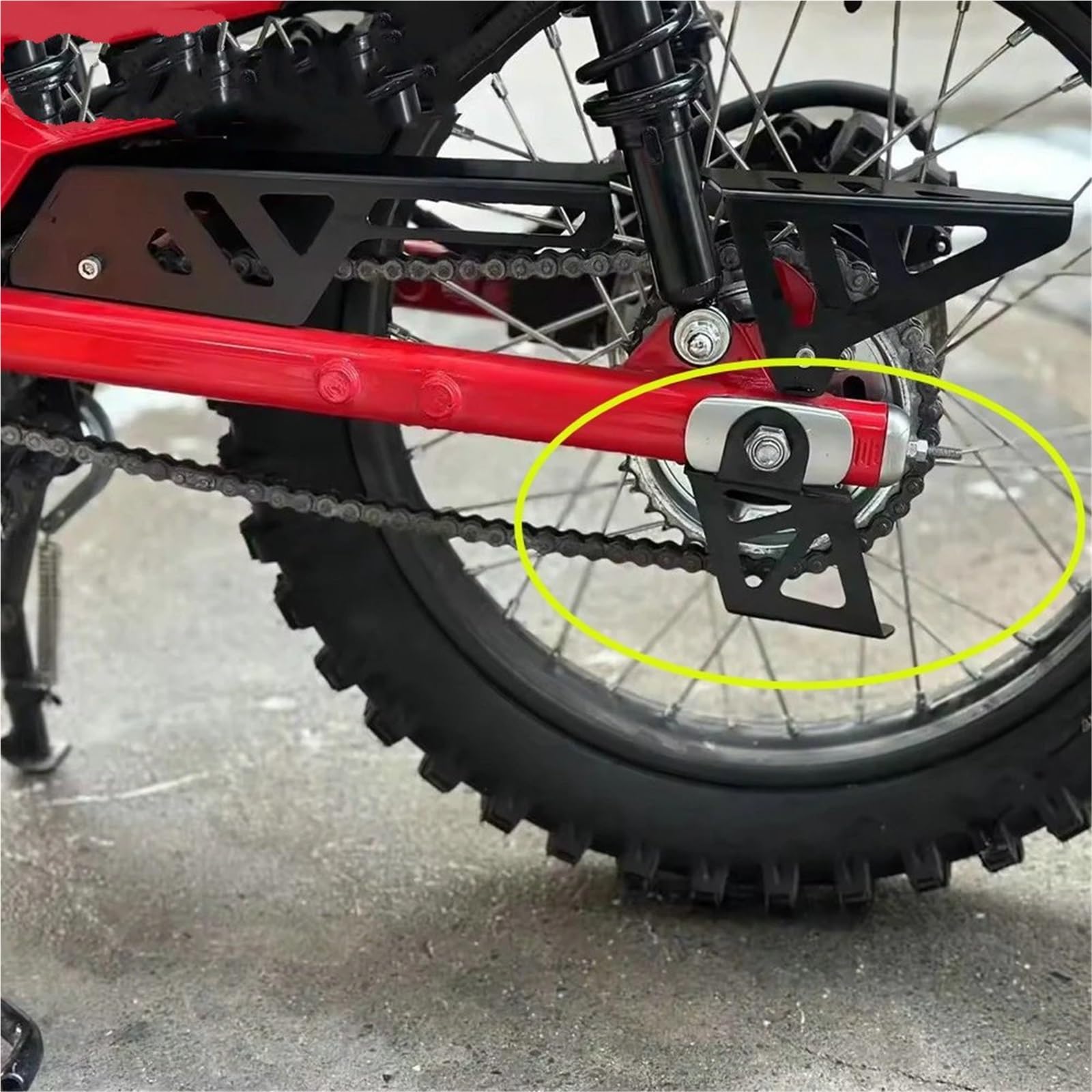 Osłon Zacisku Hamulcowego Pasuje do motocykla HONDA CT125 CT-125 Osłona tarczy zębatej łańcucha hamulcowego tylnego koła Osłona ochronna płytki łańcucha Dekoracyjna Tarczy(A)