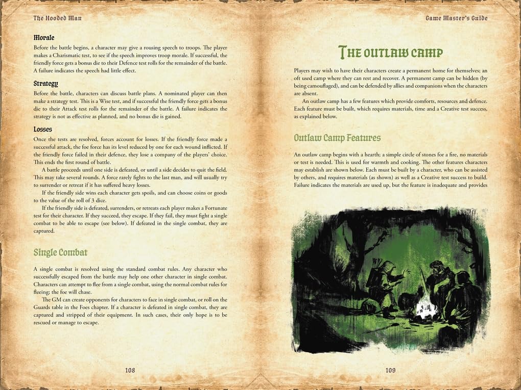 The Hooded Man: A Roleplaying Game of Medieval Outlaws (Osprey Roleplaying)      Hardcover – December 16, 2025