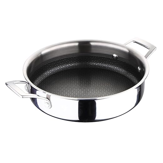 Bergner Cacerola Baja 24X6,5 Cm En Acero Inoxidable Colección Hi-Tech 3