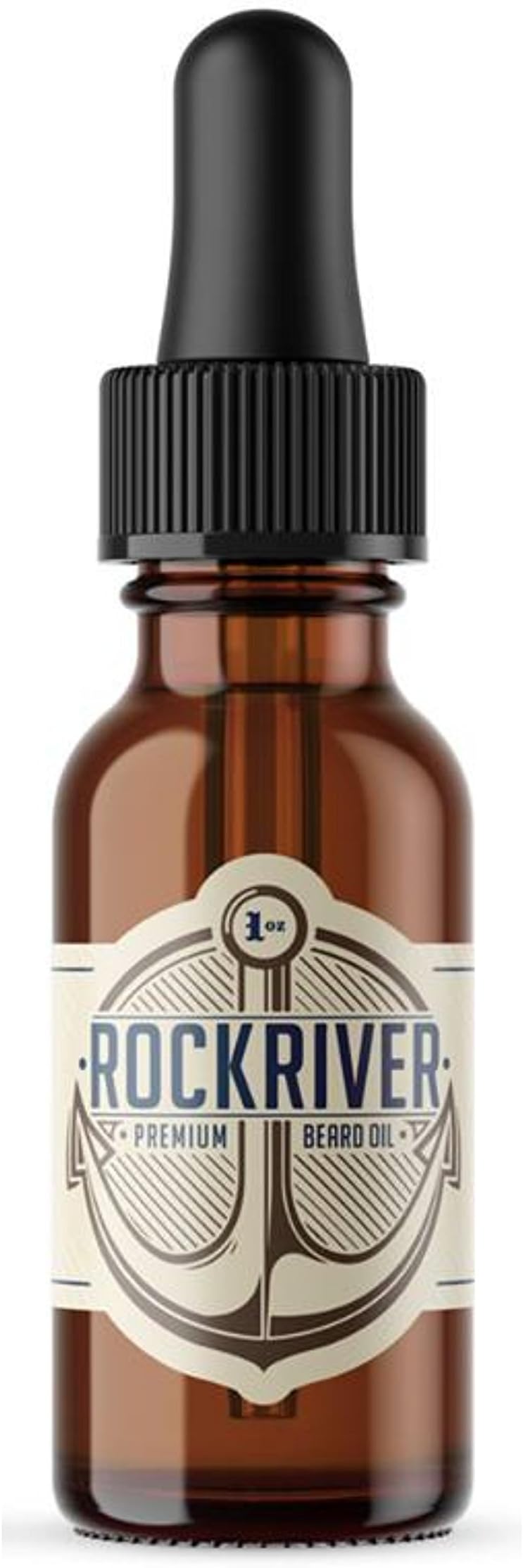 Unscented Beard Oil And Conditioner For Men, Rockriver Unscented Beard Oil Is Vegan And All Natural, It Can Be Used With Balms, Brushes, And Combs