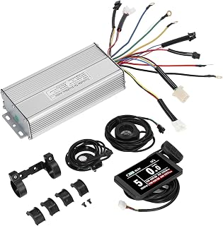 Weikeya Motor LCD Panel Kit, 48V 1000W 1500W Durable Motor Controller Kit Circuit Protection Heat Dissipation Waterproof for Electric Scooters