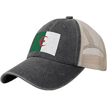 Flag of Algeria Printed mesh Baseball Cap, Adjustable Fan hat for the 2026 World Cup Unisex