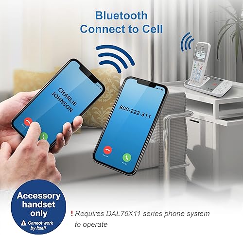 Miniatura 6 de AT&T DAL75011 Auricular accesorio para sistema telefónico GL2113-x o DAL75x11 (Blanco)