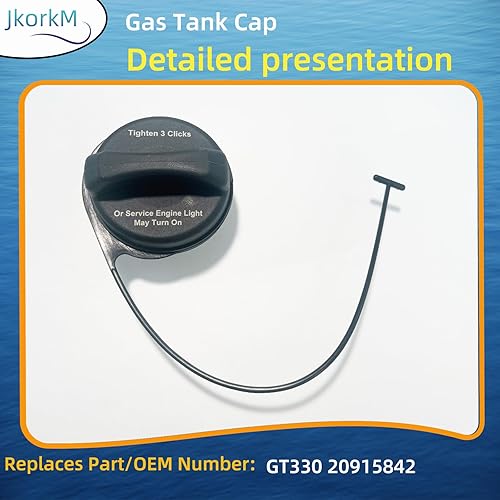 Miniatura 3 de Tapa de gasolina, tapa de combustible de repuesto GT330, 20915842 compatible con Chevy GMC Cadillac Saturn - Avalanche Silverado Suburban Tahoe
