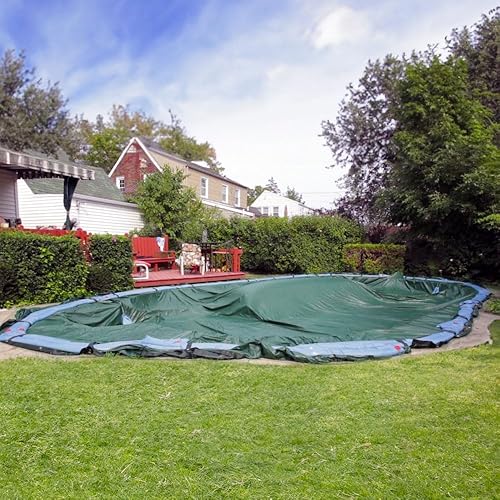 Vista 11 de Buffalo Blizzard Bolsas de agua negras de doble cámara de 8 pies de largo Paquete de 18 Material de vinilo resistente de calibre 22 Asegura