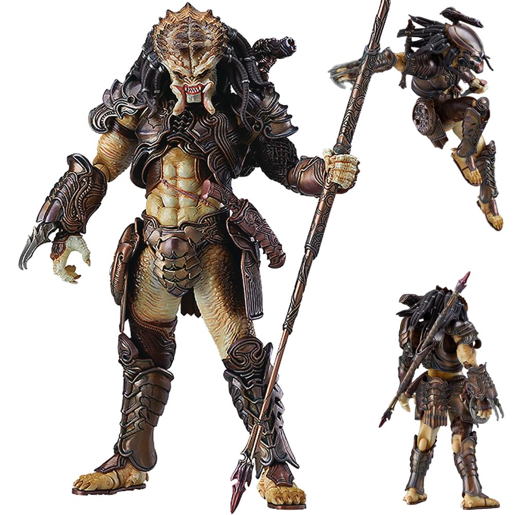 Tongyundacheng Yautja Figure Takeya Takayuki Arrange ver Action Figure PVC Movable Statue Desktop Collection Model Film Character Ornament Decoration Gifts for Fans, 16cm