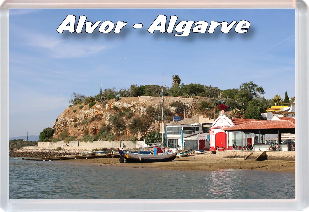 Baked Bean Store Multicolor Alvor - Algarve - 96 X 67Mm Jumbo Fridge Magnet/Magnets Bbsfhm887