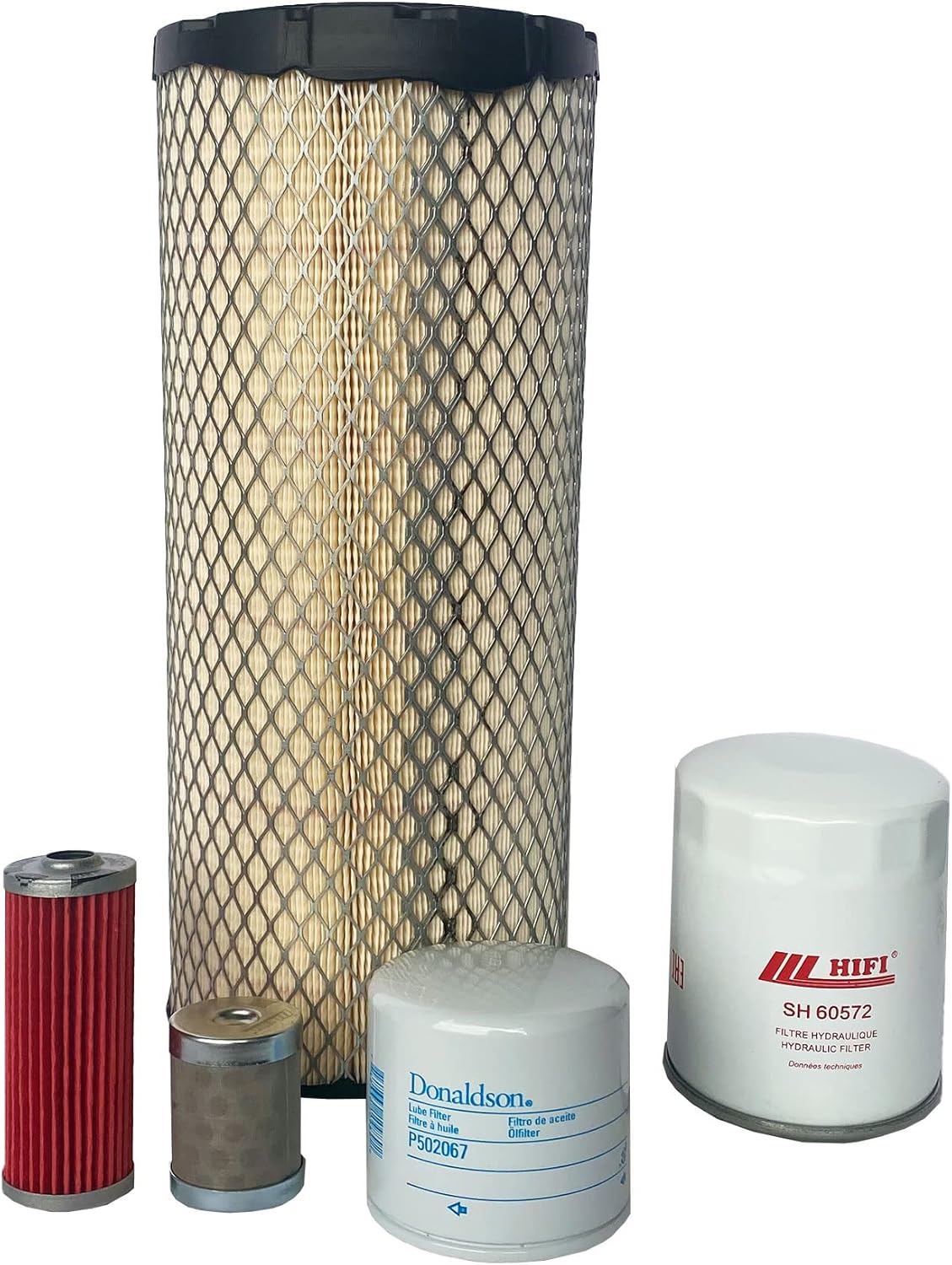 CFKIT Maintenance Filter Kit Compatible with Mahindra EMAX 20S HST Tractors
