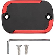 Motorcycle Brake Fluid Reservoir Cover Replacement for RT3 DAELIM XQ250 250 CNC Aluminum Alloy, Stylish Design, Simple Installation, Durable