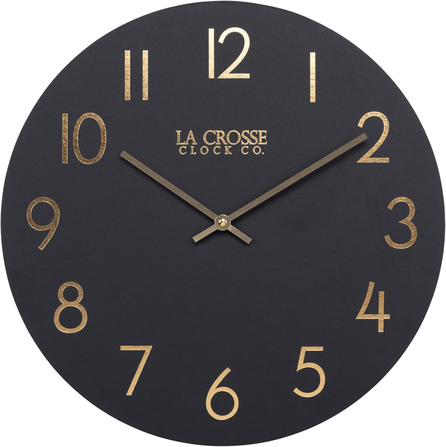La Crosse Clock 404-3841C 15.75-inch NYX MDF Analog Quartz Wall Clock