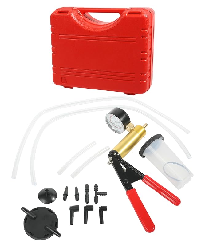 Kit de Sangria de Freios com Bomba de Vácuo Manual e Adaptadores Reswish 736SDZKB001