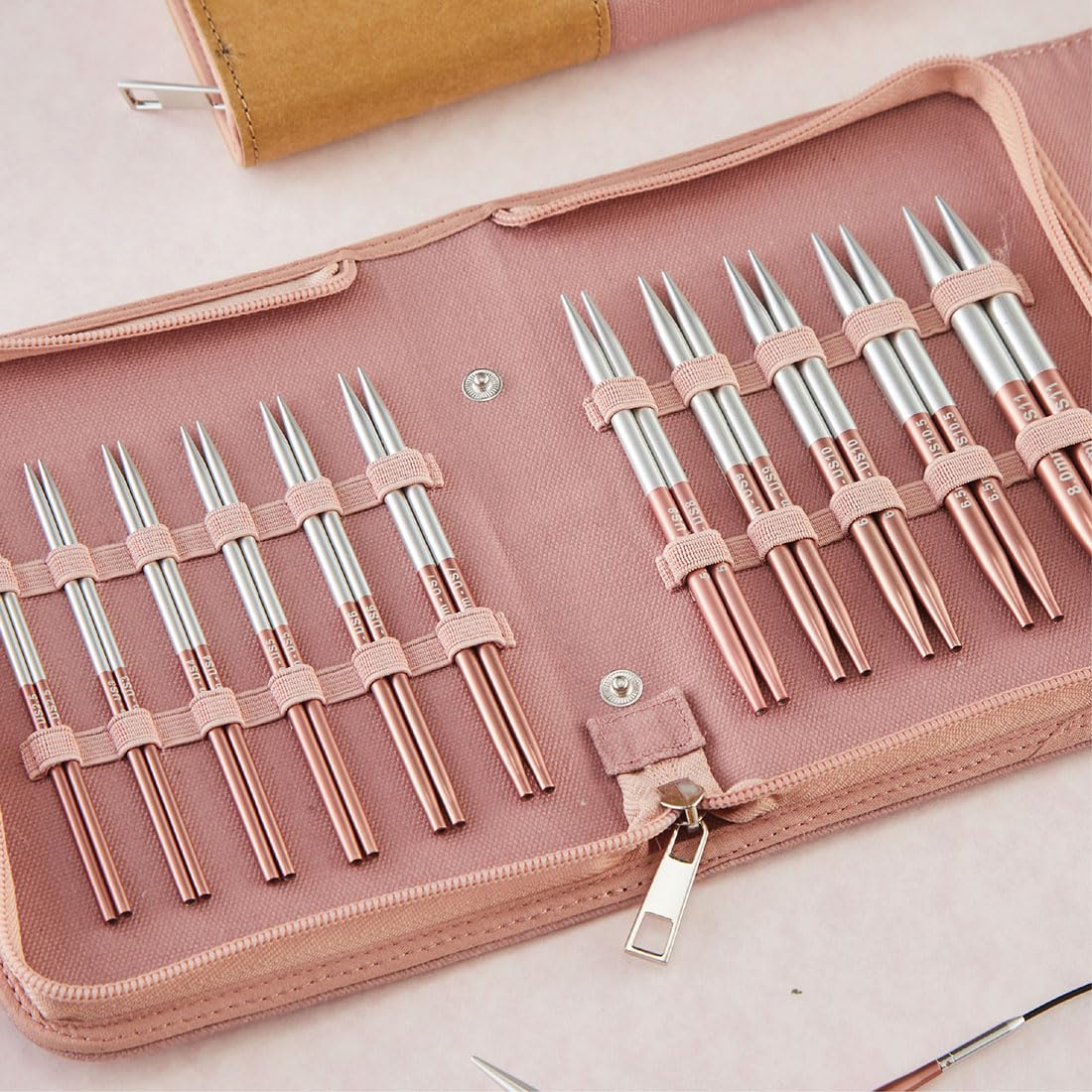 Set de Agujas Circulares Intercambiables Knitter's Pride Rosemist Regal