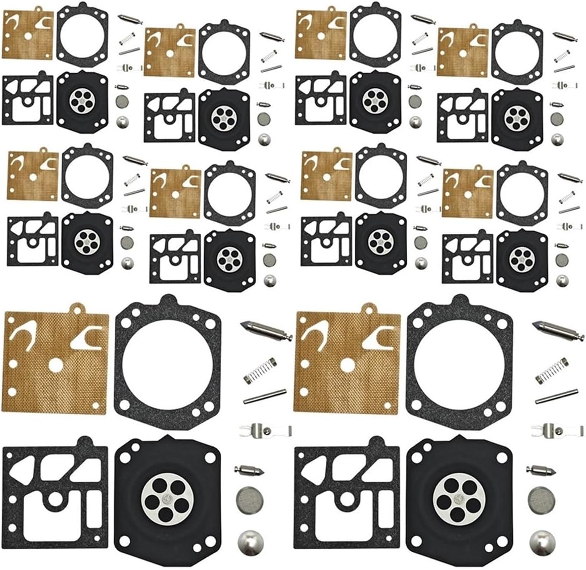 Carburetor Repair Diaphragm Kit Fit for 362 365 371 372(10pcs)
