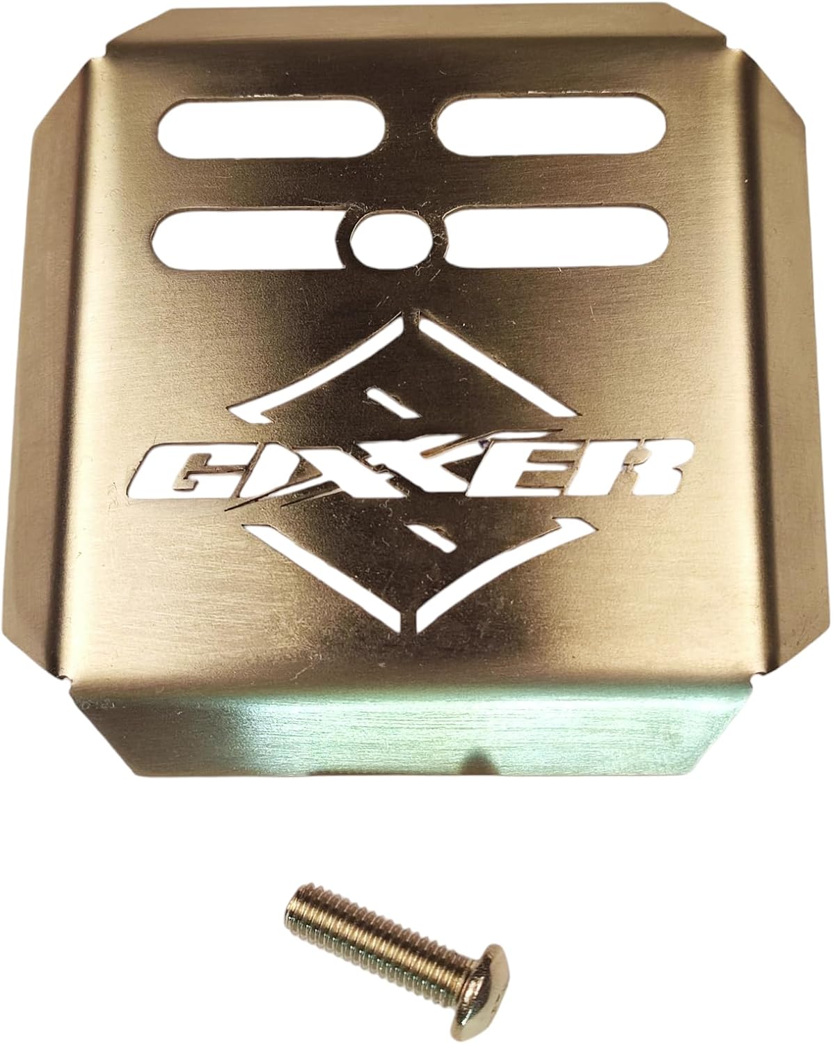 Motorcycle ABS Module Cover Compatible with Suzuki Gixxer 250 (Silver)