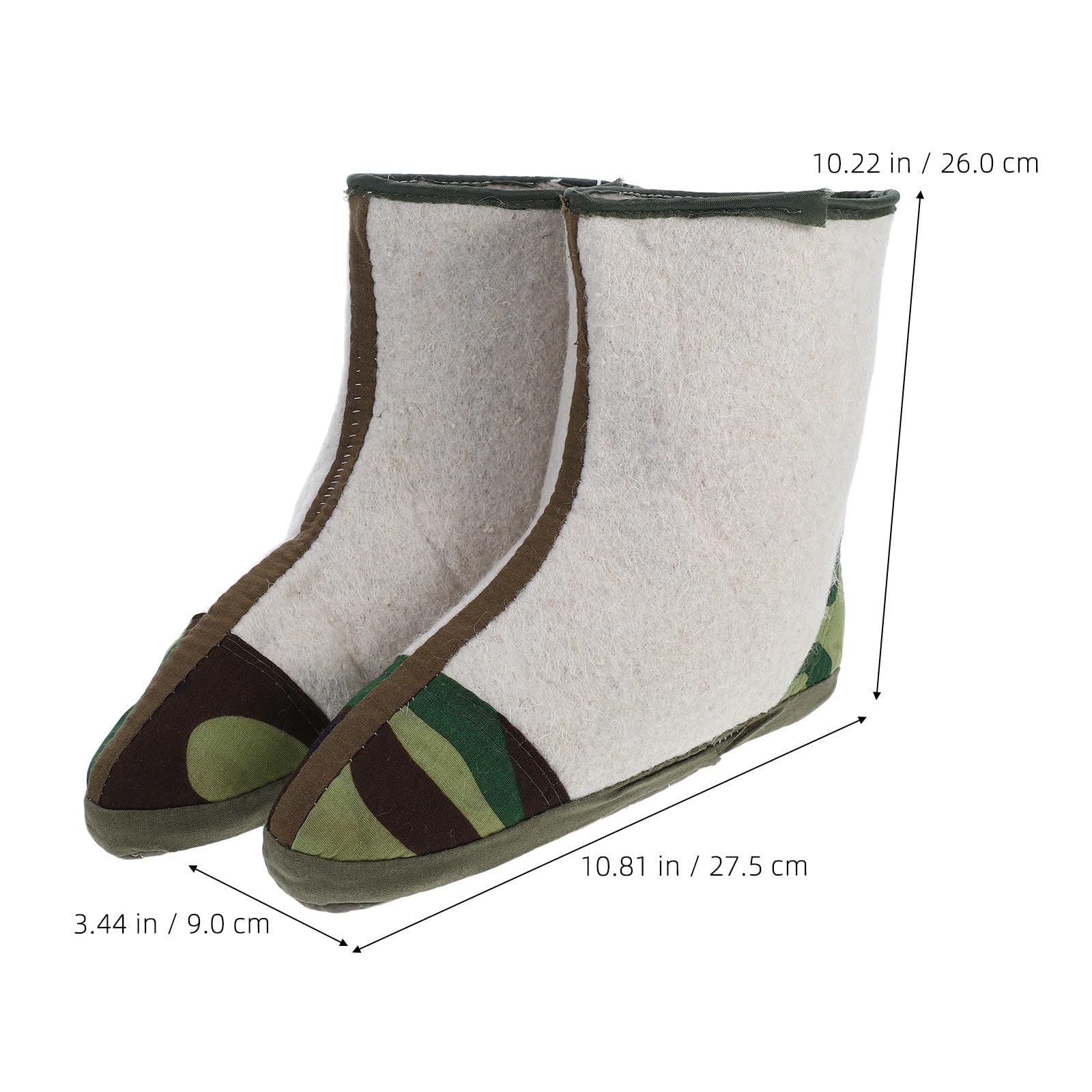 SUPVOX 1 Paar Isolierte Winterstiefel-einlegesohlen für Herren: Warme Ersatz-innenfutter für Schneestiefel zum Angeln, Wandern Und für Outdoor-aktivitäten bei Kaltem Wetter – Größe 44