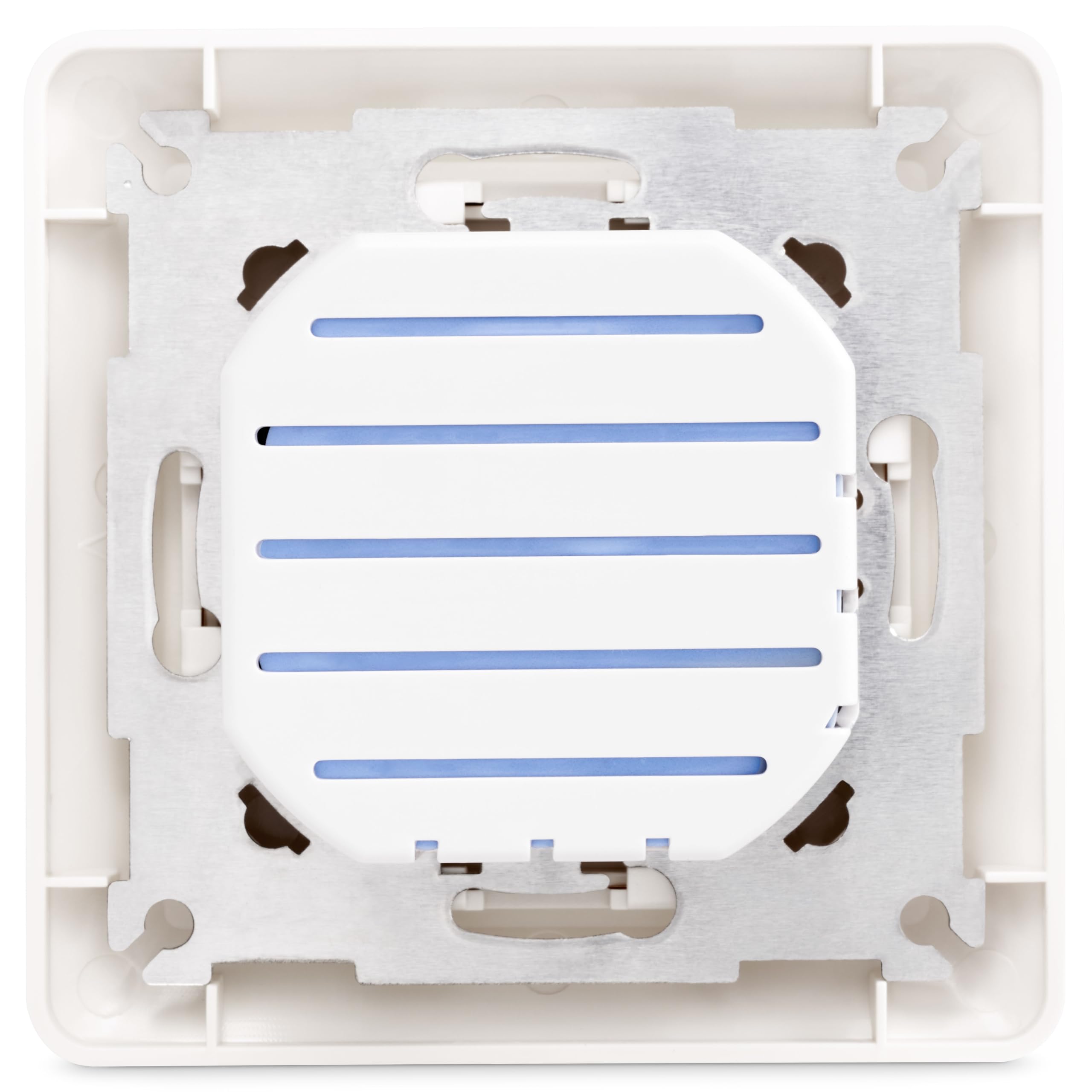greenandco gc-350 regulador de intensidad LED giratorio | 1-350 W | también adecuado para circuitos con conmutador | función de disparo programable | empotrable | blanco