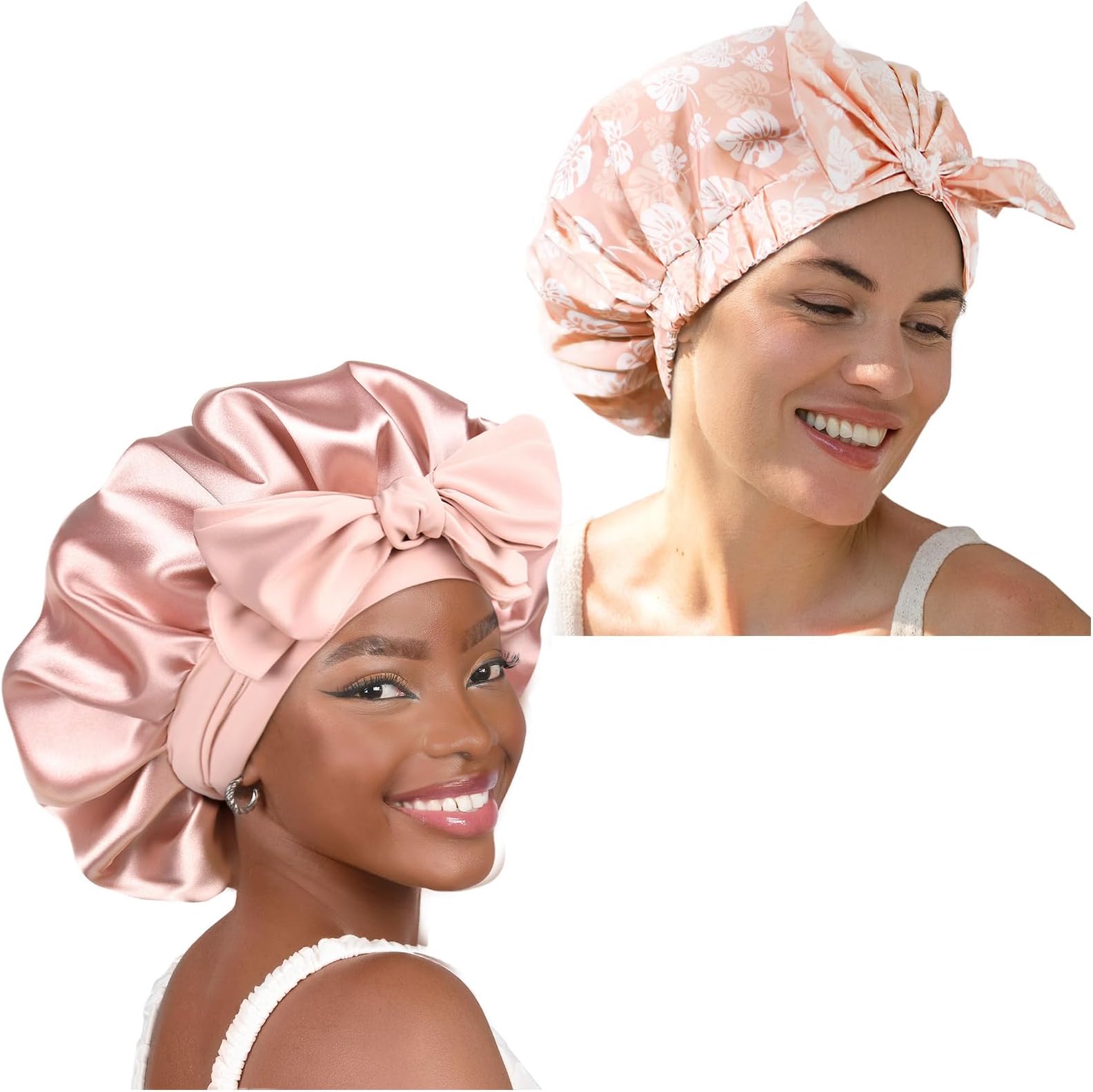 YANIBEST Satin Silk and Shower Cap Reusable