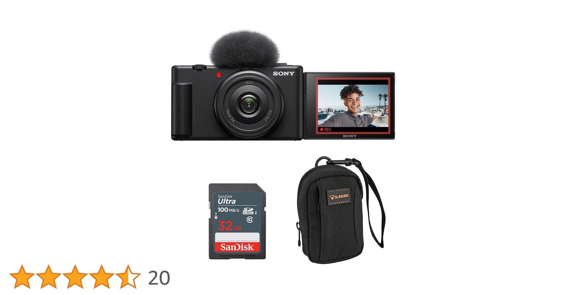 mozu様限定】SONY zv-1f コンパクトデジタルカメラ SDカード 【楽天