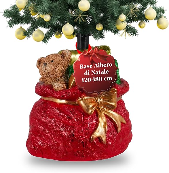 Avilia socle sapin décoratif sac cadeau 120-180 cm