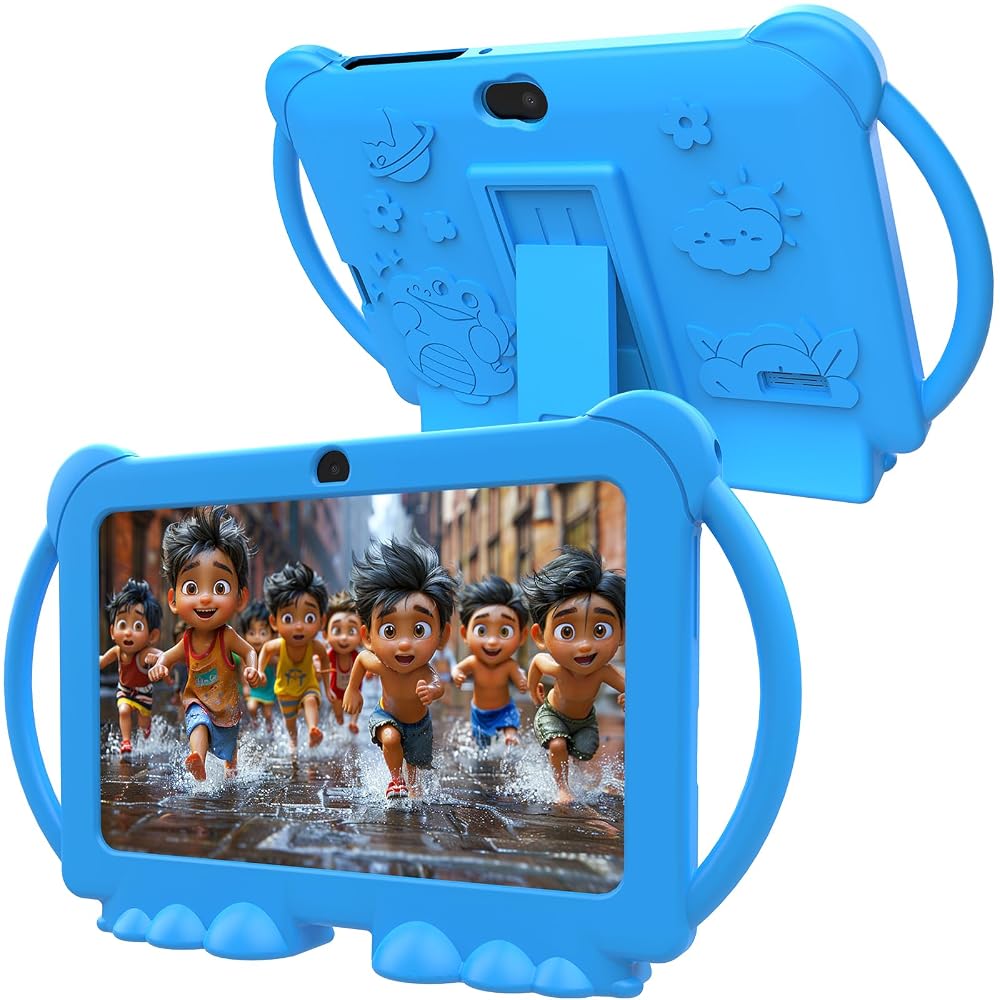 PEICHENG Kids Tablet 7 inch Android 12.0 for Toddler, 4GB RAM 32GB ROM
