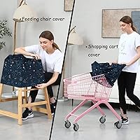 Vista 7 de Fundas de asiento de automóvil para bebés – Funda multiusos para lactancia, toldo para asiento de automóvil, cubiertas para cochecito de bebé